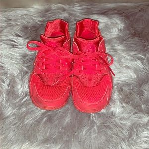 Red Nike Huaraches